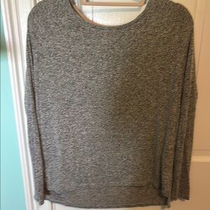 Old Navy Gray Boxy Long Sleeve Sweatshirt